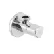 Кран приборный угловой Raftec Relo Silver 1/2"*1/2" VKE80101 ( с керамическим запорным элементом )