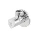 Кран приборный угловой Raftec Relo Silver Mini 1/2"*1/2" VKM80101 ( с керамическим запорным элементом )