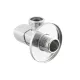 Кран приборный угловой Raftec Relo Silver Mini 1/2"*1/2" VKM80101 ( с керамическим запорным элементом )