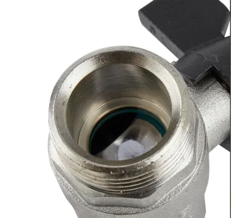 Кран кульовий з американкою Raftec BLACK 3/4" (DRBS2) посилений Кран кульовий з американкою Raftec BLACK 3/4" (DRBS2) посилений