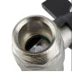 Кран кульовий з американкою Raftec BLACK 3/4" (DRBS2) посилений
