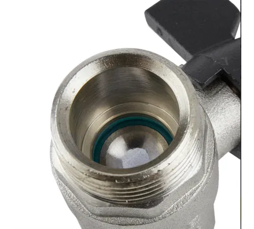 Кран кульовий з американкою Raftec BLACK 3/4" (DRBS2) посилений Кран кульовий з американкою Raftec BLACK 3/4" (DRBS2) посилений