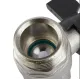 Кран кульовий з американкою Raftec BLACK 3/4" (DRBS2) посилений