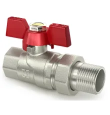 Кран шаровый с американкой Raftec RED 3/4" (CSA-021)