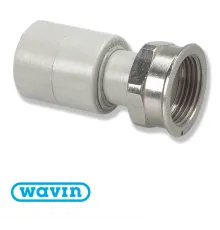 Переход с накидной гайкой Wavin Ekoplastik D20*1/2 (SNAM02020X)