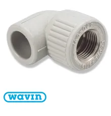 Кут Wavin Ekoplastik різьба внутрішня D20*1/2 (SKOI02020X)