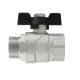 Кран шаровый Raftec BLACK PN40 ВН 1" (DRB31)