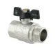 Кран шаровый Raftec BLACK PN40 ВН 1" (DRB31)